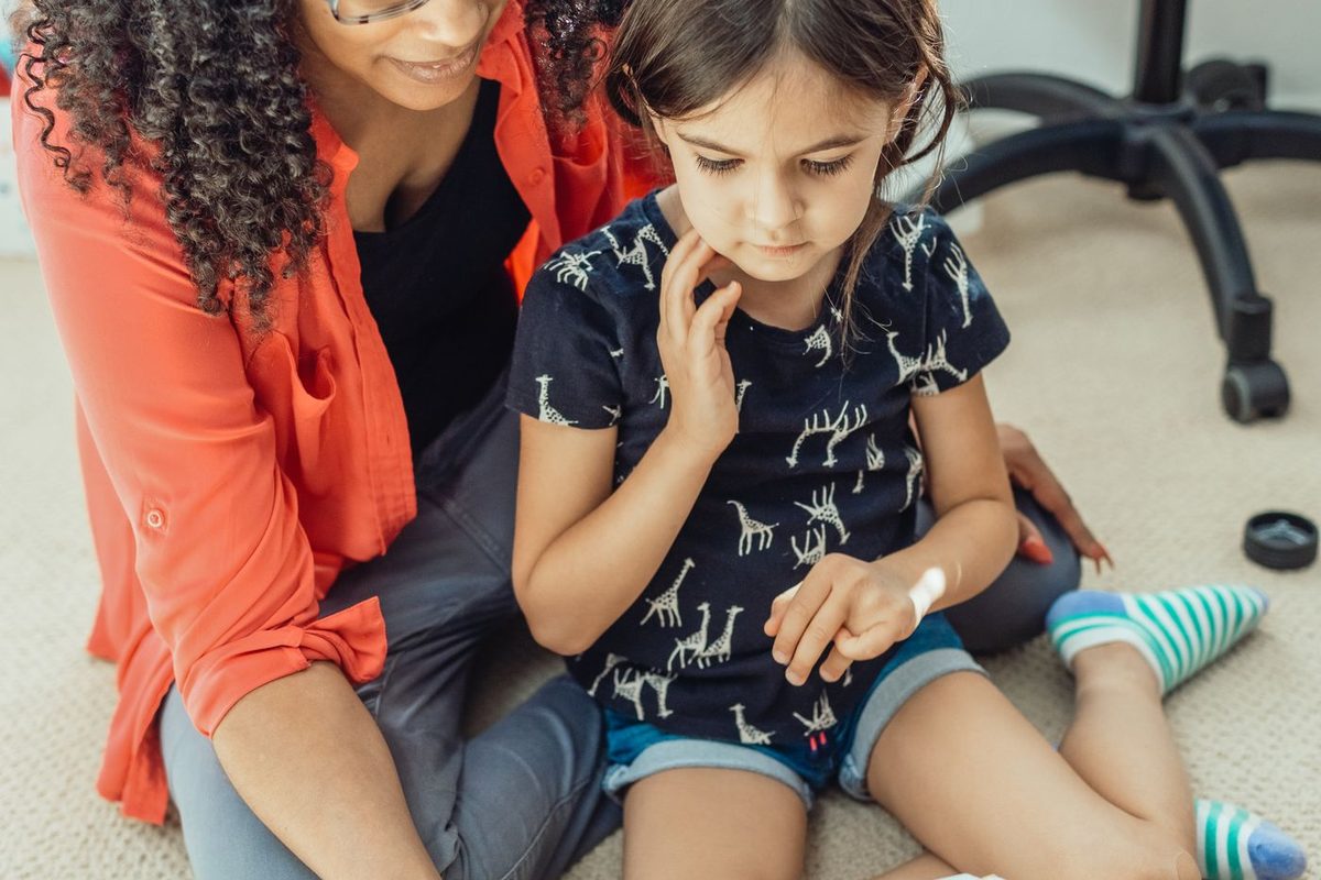 In-clinic ABA therapy session with a child in Parker, CO